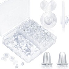 Clear Silicone Earring Backs for Heavy Earring Support Backs, 32 200PCS Comfo...