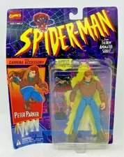 1994 TOYBIZ  - The Animated Series Spider-Man - Peter Parker Action Figure - NOS