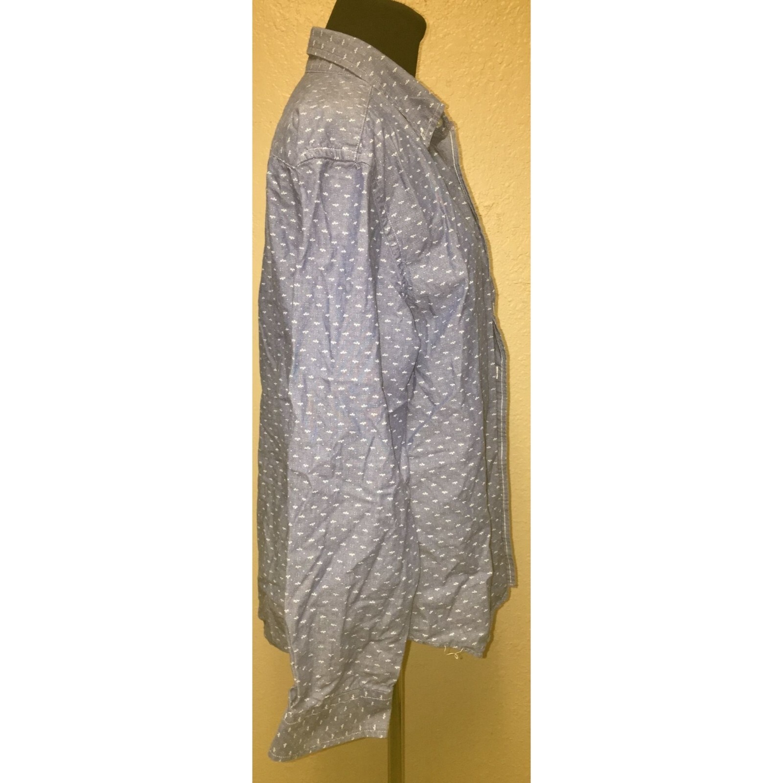 American Eagle Size Large Prep Fit Button Down Co… - image 3