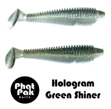 Swimbait Paddle Tail Keitech Style 2.8" 30 Ribbed Soft Plastic Bass Fishing Lure