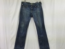  IT Jeans Los Angeles Women's Twiggy Black Denim Straight Leg Jeans Size 30 Reg
