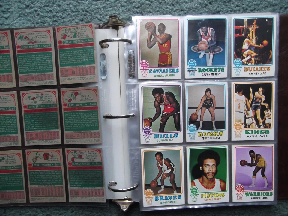 LOTE CONJUNTO CASI COMPLETO DE BALONCESTO TOPPS 1973-74 (232/264) con ESTRELLAS, PATIO, RC's Foto 2 de 4