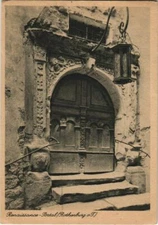 CPA AK Rothenburg- Altes Rathausportal GERMANY (1076056)