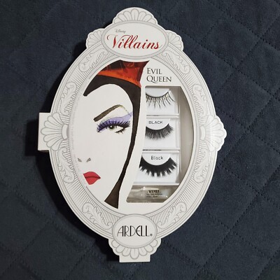 NIB Ardell Disney Villains Evil Queen False Eyelashes 3 Pairs Shimmer Halloween