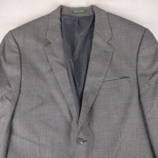 LRL Ralph Lauren Sport Coat Mens 46R Wool Houndstooth Two Button Lined Vented