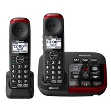 Panasonic Link2Cell KX-TGM430B Amplified Bluetooth Phone with 1 extra handset