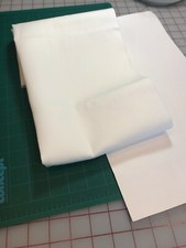 NEW "White Solid" 100 Cotton Twill Fabric 34"L x 57"W