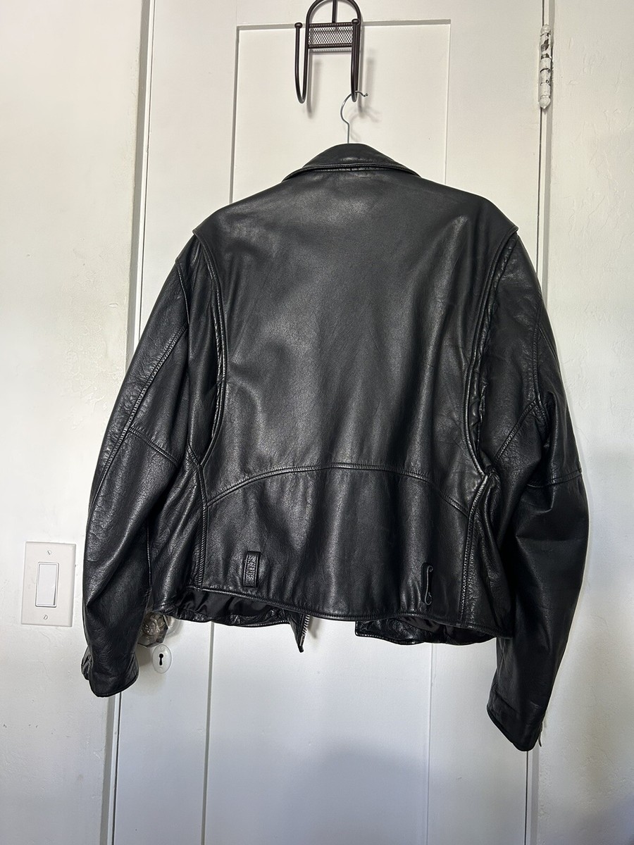 VINTAGE The Leather Warehouse GENUINE LEATHER Motorcycle