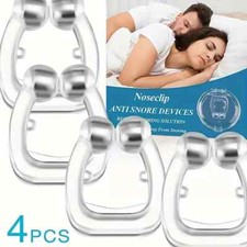 4 Pack Silicone Clipple Magnetic Anti Snoring Nose Clips Sleeping Aid
