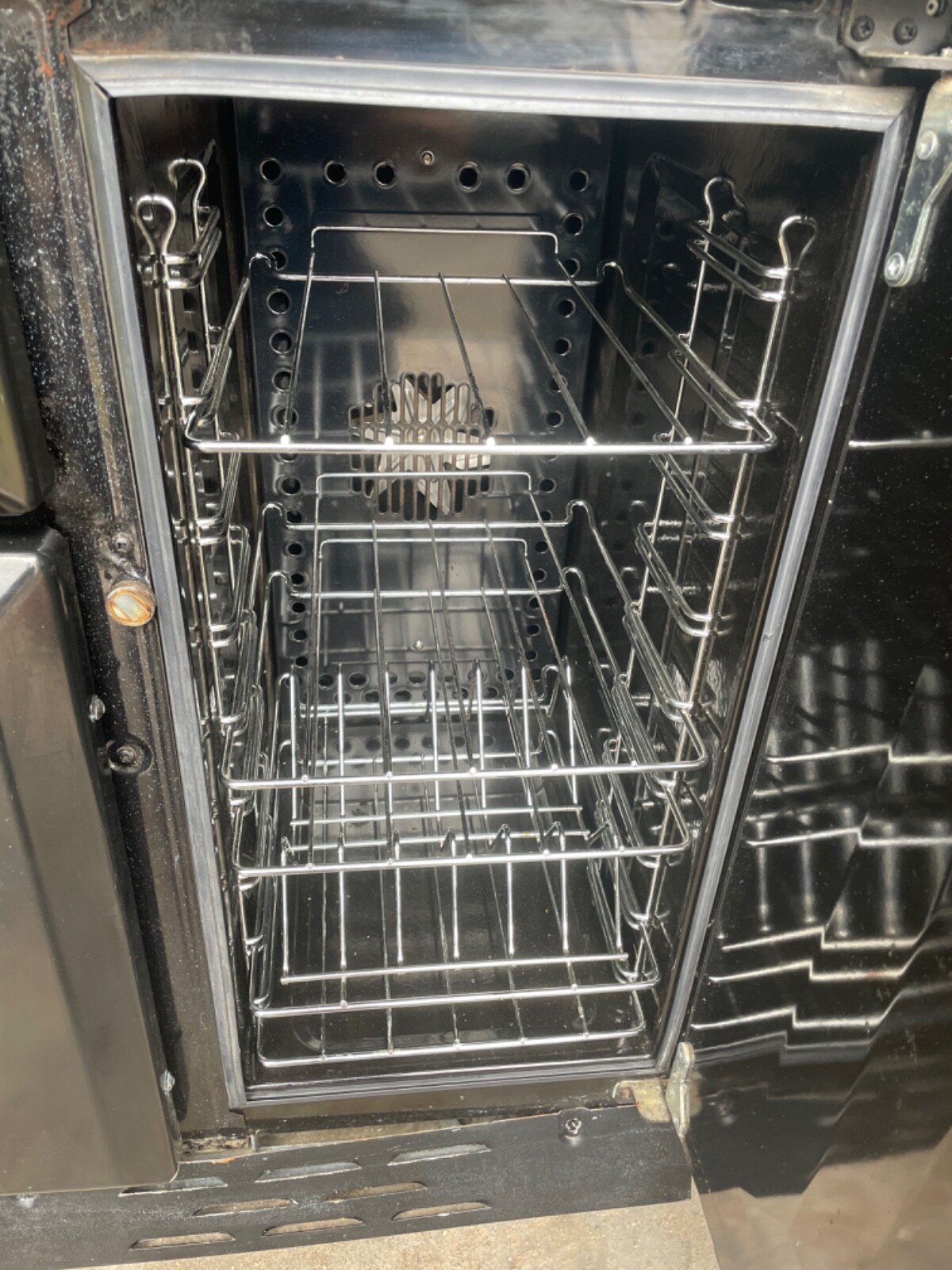 90cm dual fuel range cooker used gas Hob electric oven eBay