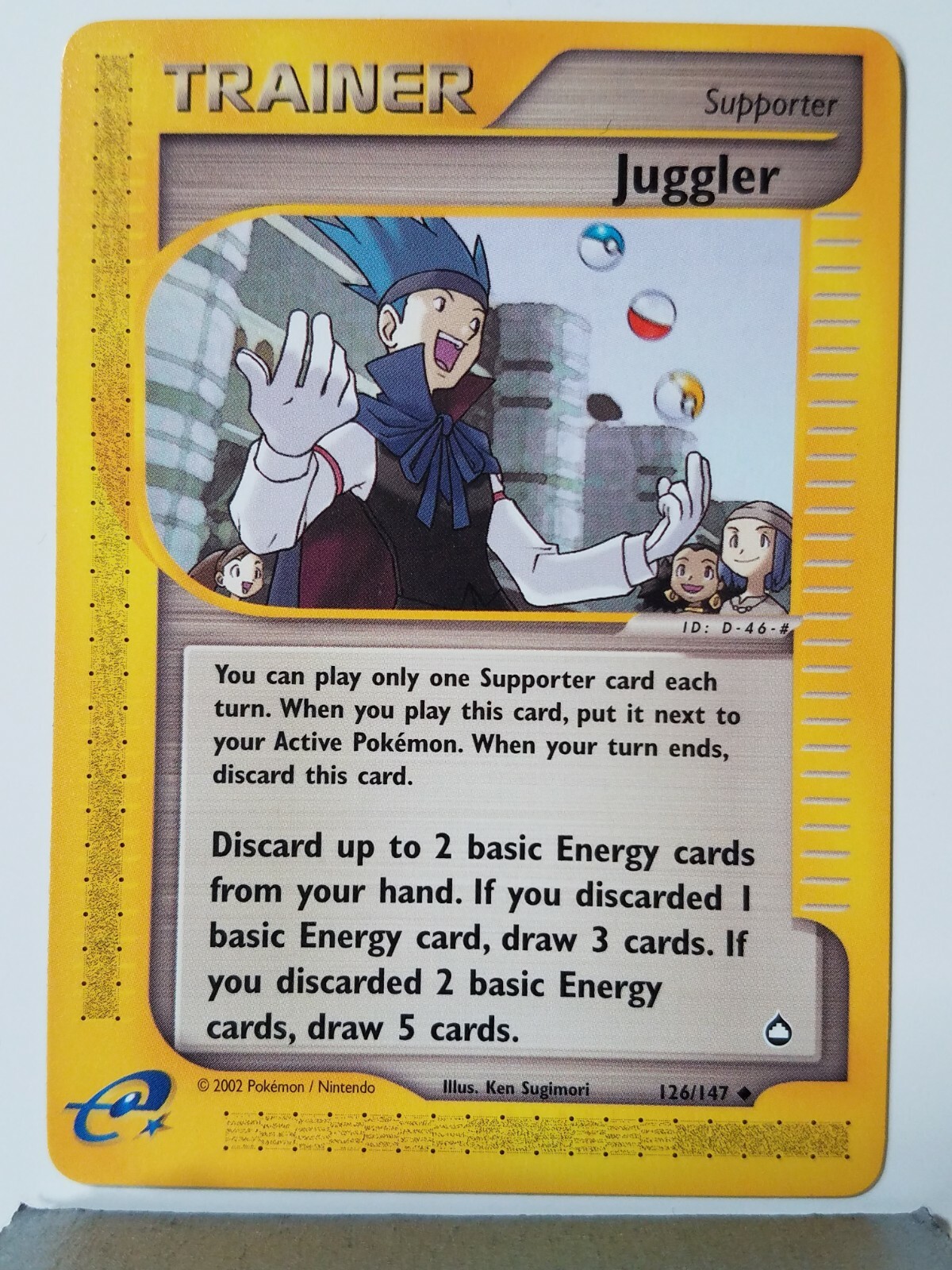 Juggler 126/147 - NM / M - Aquapolis Eseries Pokemon Card - $2 Flat Shipping