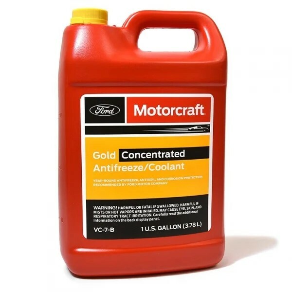 1 Gallon Engine Coolant/Antifreeze MOTORCRAFT VC7B GOLD Concentrated eBay