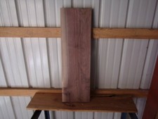 1 PC WALNUT LUMBER WOOD KILN DRIED BOARD LOT 57R 31 1/2" X 9 3/4" X 1" FLAT