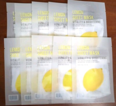 Eunyul Purity Lemon Sheet Mask 10 Pack 