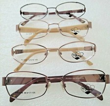 Wholesale Bulk Lot 4 Designer Women Clear Lens Spectacle Optical Eyeglass Frames