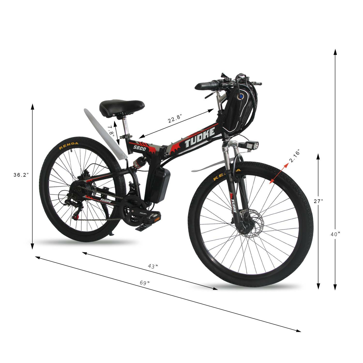 enzo folding bike