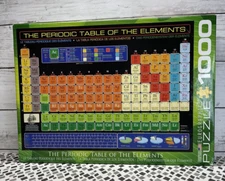 Periodic Table of Elements EuroGraphics  1000 Piece Puzzle Chemistry Science