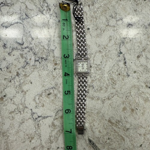 NWT Women's Vintage Anne Klein Swiss Diamond Collection wristwatch beautiful - Picture 8 of 9