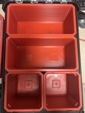 1x milwaukee Packout deep replacement long bins