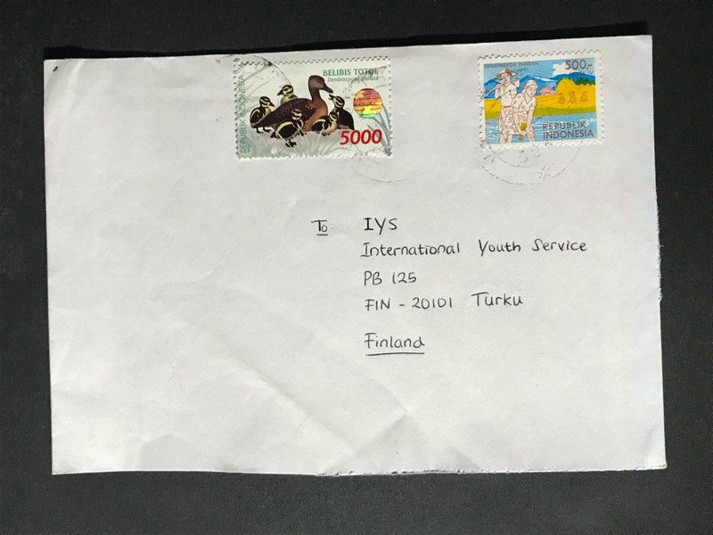 Indonesia #780//B242 Cover to Finland 1970-1999 Cover #89