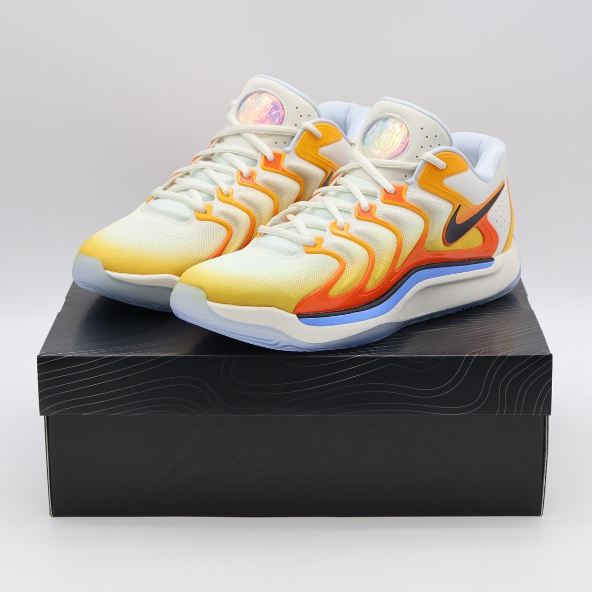 FJ9488-700 Nike KD 17 University Gold Safety Orange University