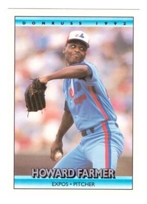 1992 MLB Donruss Series 2 #779 Howard Farmer Montreal Expos Vintage