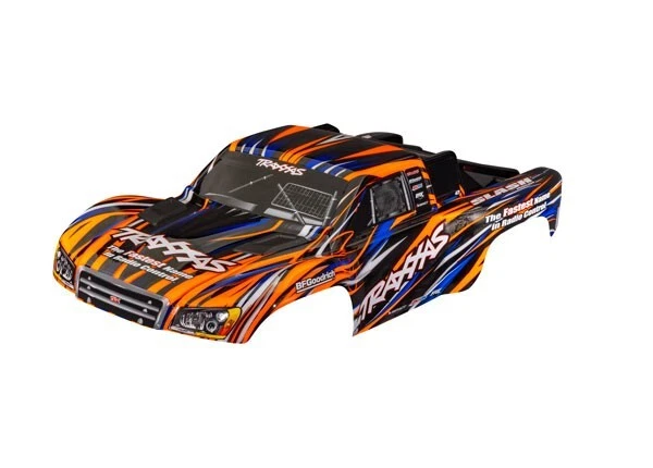 Traxxas Slash Orange/Blue Body with Front & Rear Clipless Lower Mounts 2WD/VXL - Image 4 of 4