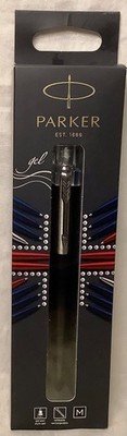 Parker Jotter Black Refillable Medium Point Gel Pen NIB