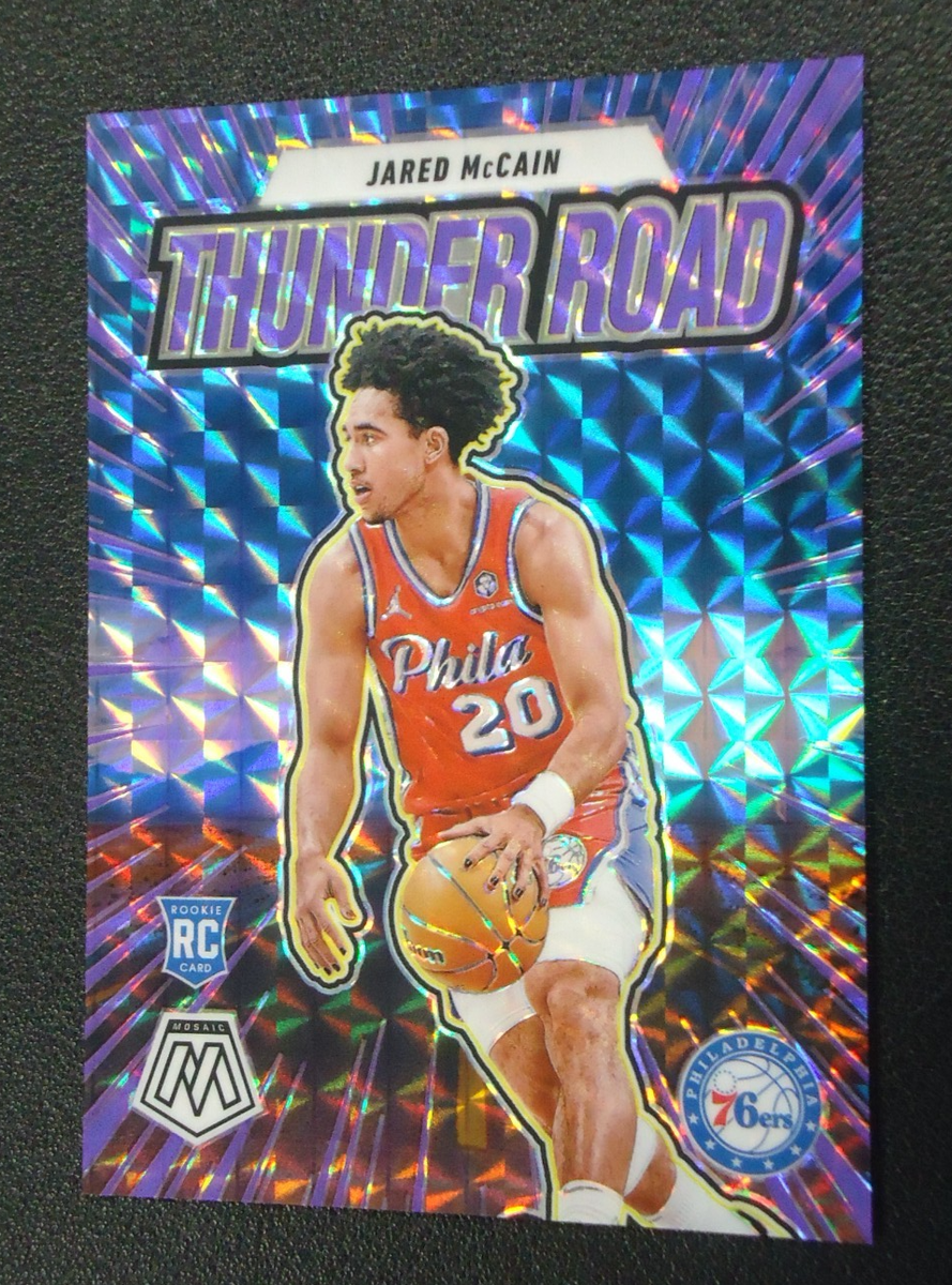 Jared McCain 2024-25 PANINI MOSAIC THUNDER ROAD 154/175 Card #17