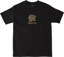 5BORO DEMON CAT SHORT SLEEVE TSHIRT XLARGE BLACK/PEACH