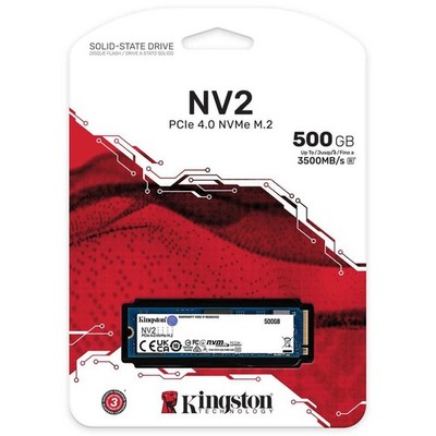 Kingston NV2 500GB M.2 NVMe Internal SSD (SNV2S/500G) for sale