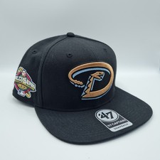 '47 Exclusive Arizona Diamondbacks Captain Adjustable Snapback Cap Hat Blue UV