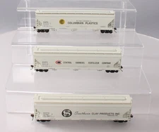 Accurail 8033 HO Scale Southern Clay Products 3-Bay ACF Hopper Kit 3-Pack