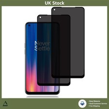 Enhanced Privacy Tempered Glass Screen Protector for OnePlus Nord  2 5G 2 Pack