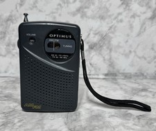 Optimus AM FM Personal Stereo Radio Model 12-794 - Tested Working