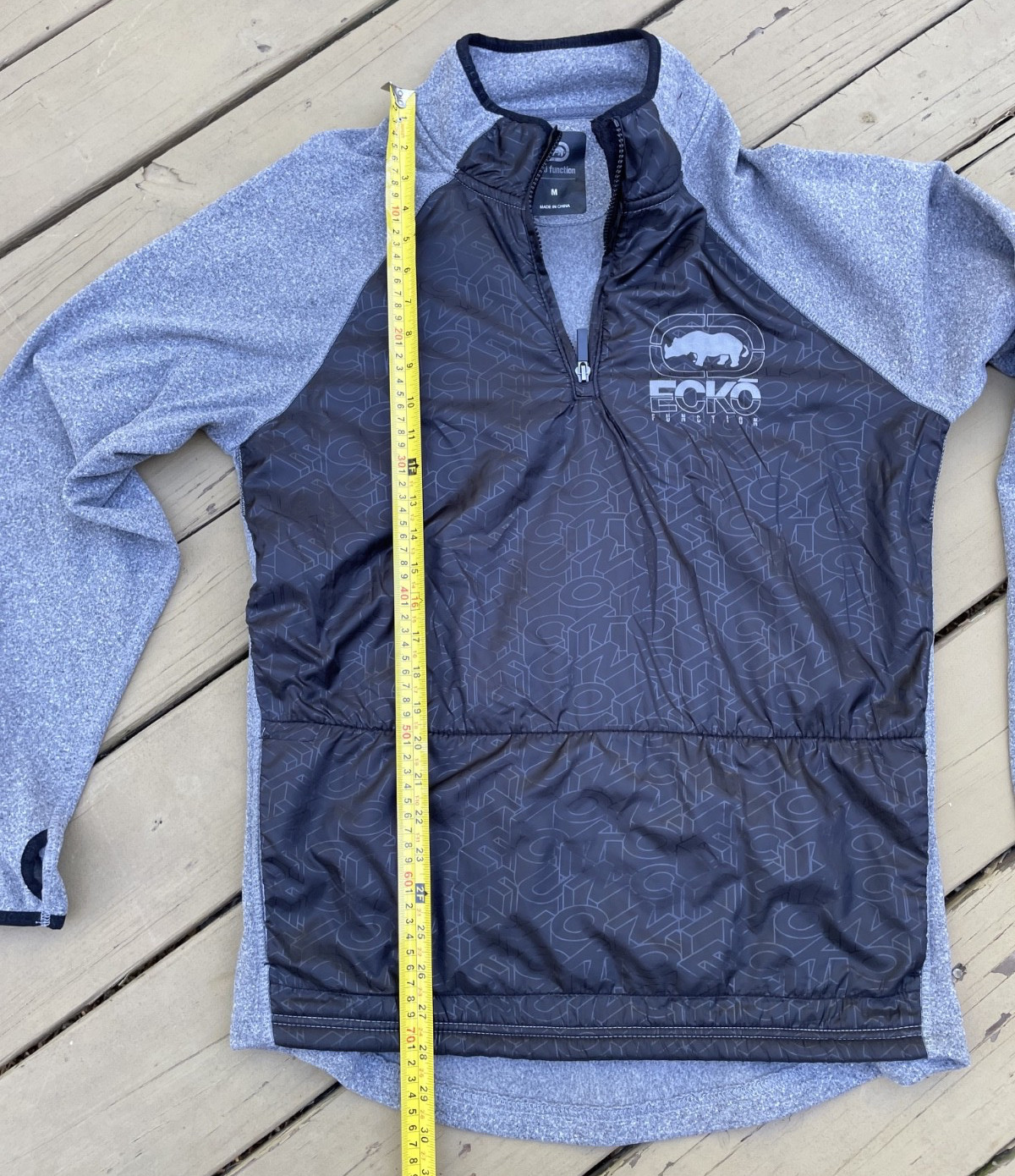 Mens Medium Ecko Function Fleece Polyester 1/2 zi… - image 9