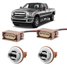 2 Pcs Turn Signal Socket and Pigtail Connector Fit for Fiesta Focus F150 Lincoln