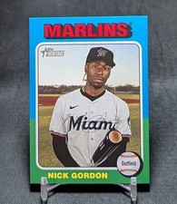Nick Gordon 2024 Topps Heritage High Number Base Set Card #559 Miami Marlins