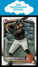 Onil Perez 2025 Bowman Prospects #BP-134 1st Bowman San Francisco Giants