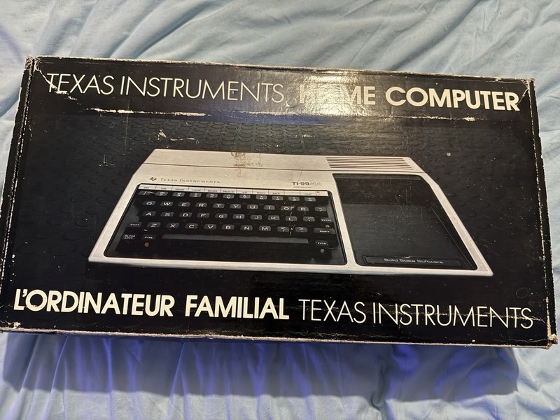 Texas Instruments TI-99/4A Computer And Program Recorder (both Boxed), Games Etc