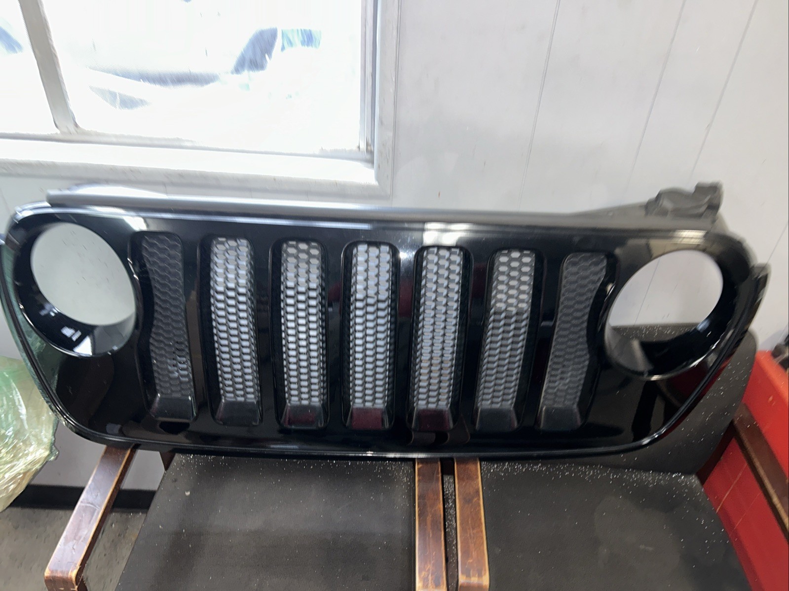 2018-2023 Jeep Wrangler/Gladiator rubicon JL JT OEM Front Grille black