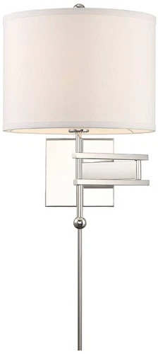 Crystorama Marshall 18" High Polished Nickel Wall Sconce - Picture 1 of 5