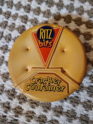 Ritz Bits Cracker Container Nabisco Vtg 1999 A.Aronson Storage Snacks 