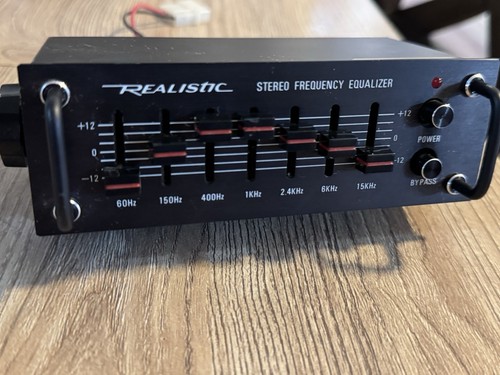 VINTAGE REALISTIC 7 BAND STEREO FREQUENCY EQUALIZER 12-1867 *FAST SHIPPING* - Picture 5 of 15