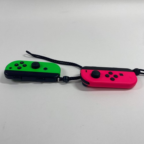 Paire de manettes Nintendo Switch Joy-Cons HAC-015/HAC-016 rose fluo/vert fluo - Photo 11/13