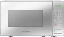 Chefman 20L 800W Microwave Oven with Mirror Finish, 6 Presets, 10 Power... 