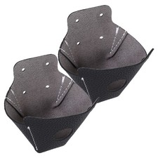 1 Pair Black PVC Roller Skate Toe Guards Protective Covers for Foot Safety