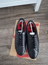 Brand New Fitflop Rally Black Leather Trainers/Sneakers, Size UK 5, EU 38,US 07