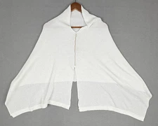 Cocoon By We Are Amma Nursing Shawl White Cover Poncho Lightweight Breathable