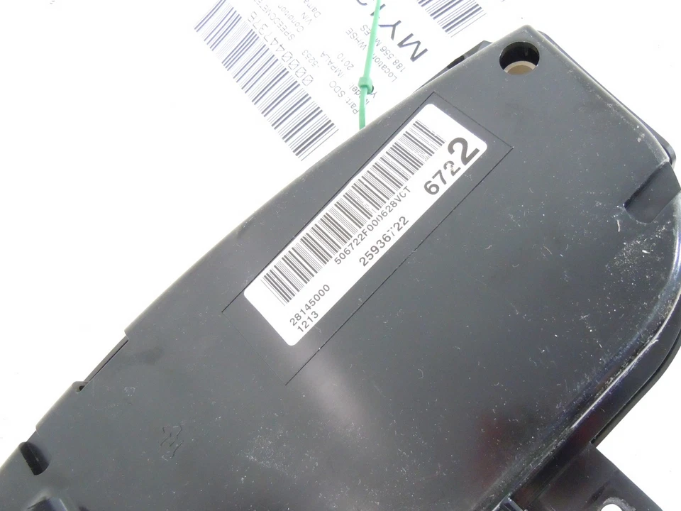 Cuadro de instrumentos velocímetro Chevrolet Impala 2009-2011 Opt UH8 OEM 188K Foto 3 de 3